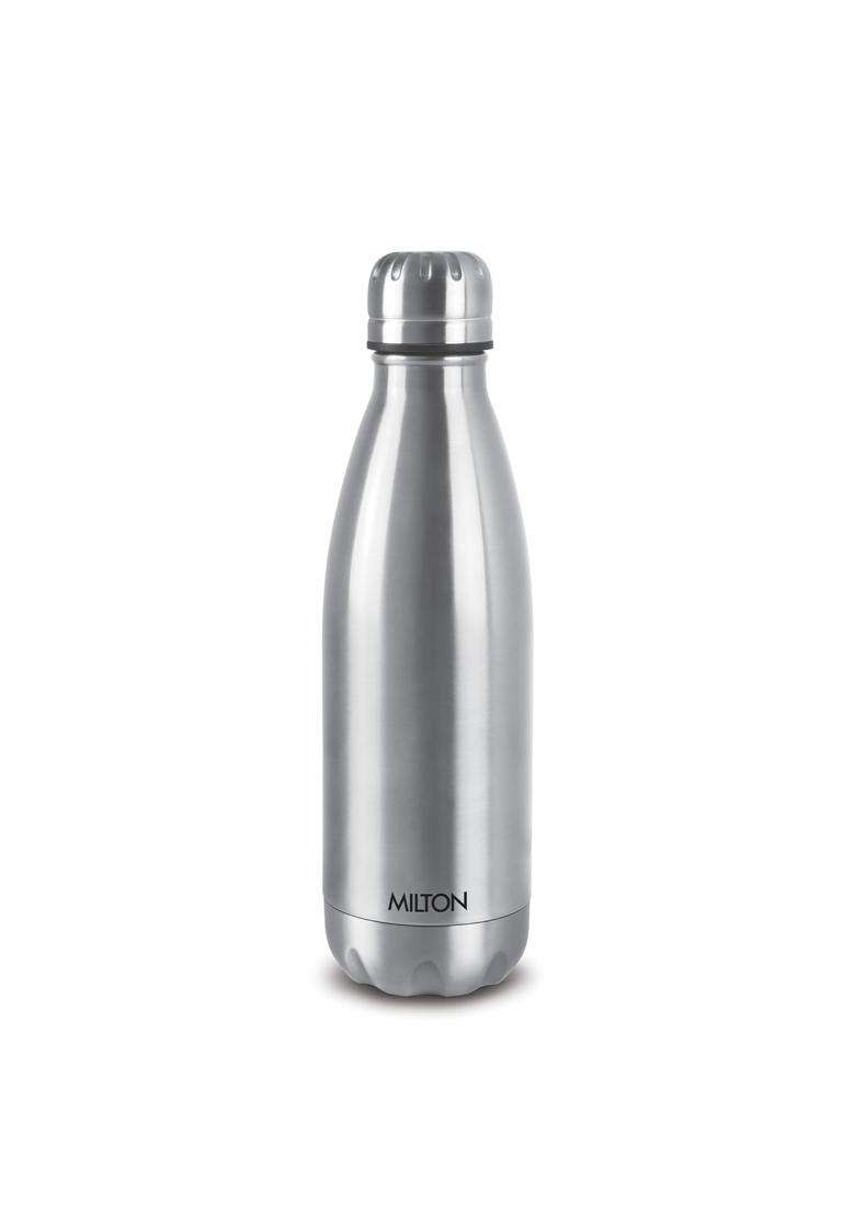 MILTON Duo DLX 500 Thermosteel Water Bottle | 500 ml | 16.9 fl oz | Leak Proof | Insulated - Indya