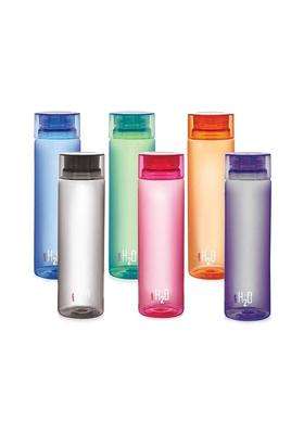 CELLO H2O Water Bottles | 1000 ml | 33.8 fl oz | 6-Piece Set | Leak Proof | Food Safe