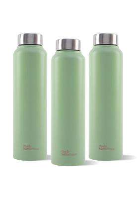The Better Home Stainless Steel Water Bottle | 1 L | 1.1 Qt | Pack of 3 | BPA Free | Non-Toxic | Leak Proof | Rust Resistant