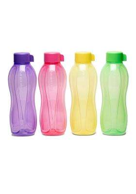 Tupperware Aquasafe Plastic Bottle | 1000 ml | 33.8 fl oz | 4-Piece Set