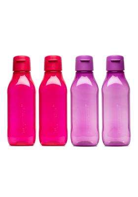 Tupperware Aquasafe Plastic Water Bottle Set | 1 L | 1.1 Qt | 4-Piece Set