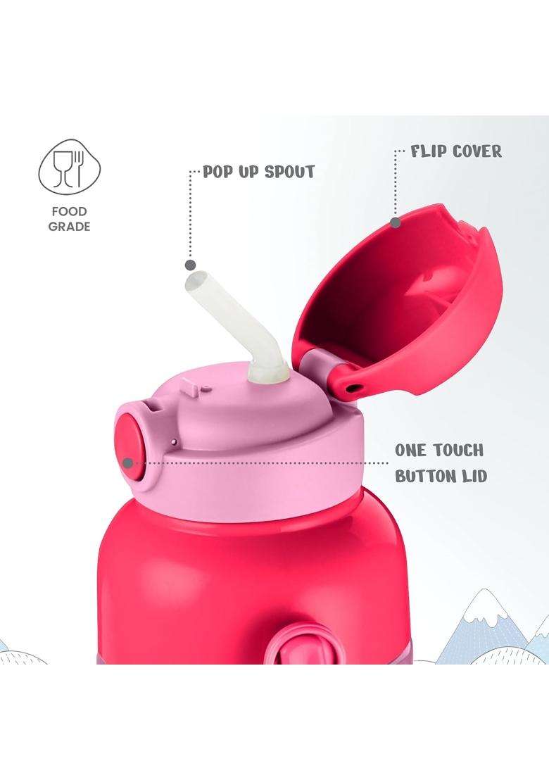 MILTON Steel Indus 600 Thermoware PU Insulated | 500 ml | 16.9 fl oz | Leak Proof - Indya