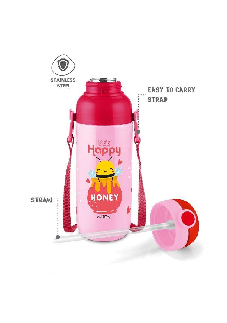 MILTON Steel Indus 600 Thermoware PU Insulated | 500 ml | 16.9 fl oz | Leak Proof - Indya
