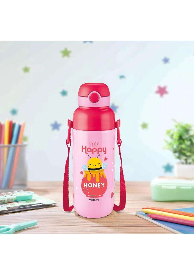 MILTON Steel Indus 600 Thermoware PU Insulated | 500 ml | 16.9 fl oz | Leak Proof - Indya