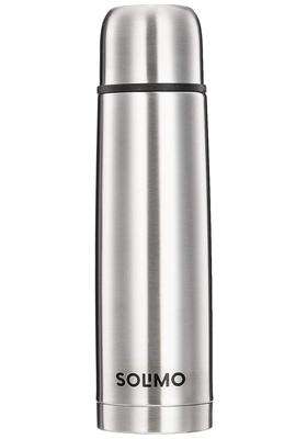 Solimo Amazon Brand Solimo Stainless Steel Insulated Bottle with Flip Lid and Cover | 500 ml | 16.9 fl oz
