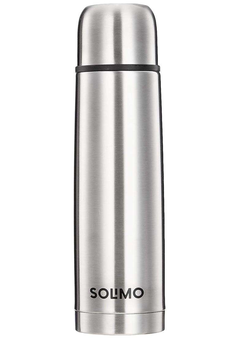 Solimo Amazon Brand Solimo Stainless Steel Insulated Bottle with Flip Lid and Cover | 500 ml | 16.9 fl oz - Indya