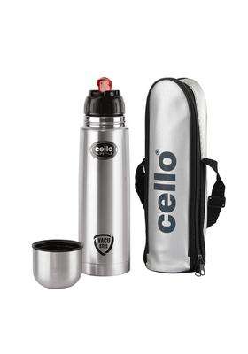 CELLO Flipstyle Insulated Stainless Steel Flask Silver | 1000 ml | 33.8 fl oz