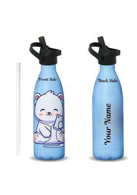 Speedex Milo Kids Stainless Steel Customized Water Bottle | 500 ml | 16.9 fl oz | BPA Free | Leak Proof
