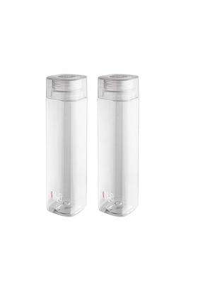CELLO Go Bravely Plastic Cello H2O Squaremate Water Bottle Clear | 500 ml | 16.9 fl oz