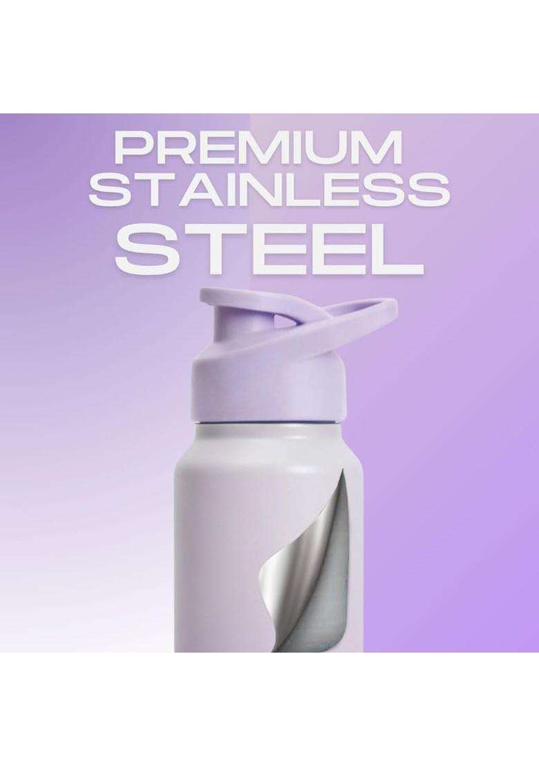 Speedex Engraved Name Stainless Steel Sipper Water Bottle | 1 L | 1.1 Qt - Indya