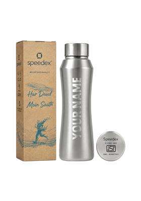Speedex Customised Stainless Steel Water Bottle with Engraved Name | 1 L | 1.1 Qt