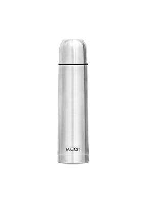 MILTON Eco-Flip 1000 Thermosteel Double Walled Vacuum Insulated Thermos Flask | 1000 ml | 33.8 fl oz | Leak Proof