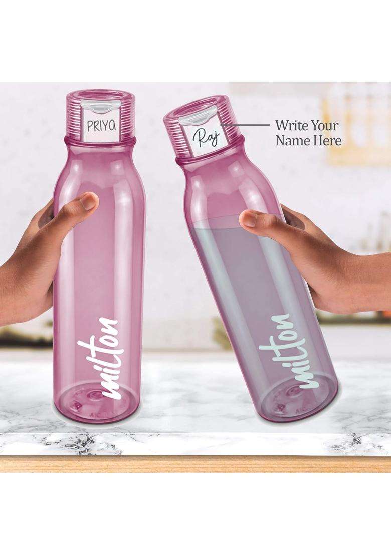 MILTON Name Tag 1000 Water Bottle | 1 L | 1.1 Qt | BPA Free | Leak Proof - Indya