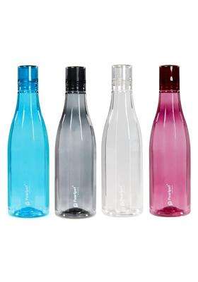 PEARLPET Azzure BPA-free Plastic Water Bottle Pcs | 1000 ml | 33.8 fl oz | 4-Piece Set