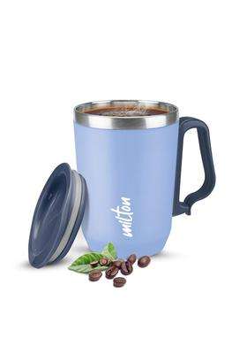 MILTON Cool Touch Coastal Coffee Mug 350 Double Walled Inner Stainless Steel Tea Mug | 300 ml | 10.1 fl oz
