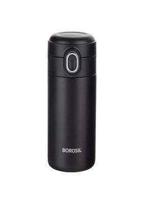 Borosil Traveller Stainless Steel Water Bottle | 300 ml | 10.1 fl oz | BPA Free | Leak Proof | Insulated