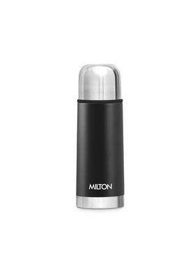 MILTON Eco-Flip 350 Thermosteel Double Walled Vacuum Insulated Thermos Flask | 350 ml | 11.8 fl oz | Leak Proof