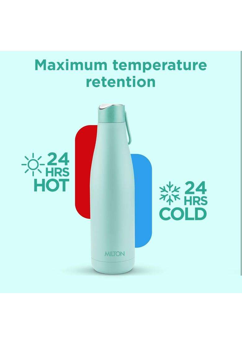 MILTON Fame 600 ISI Certified Thermosteel Water Bottle | 500 ml | 16.9 fl oz | Leak Proof | Insulated - Indya