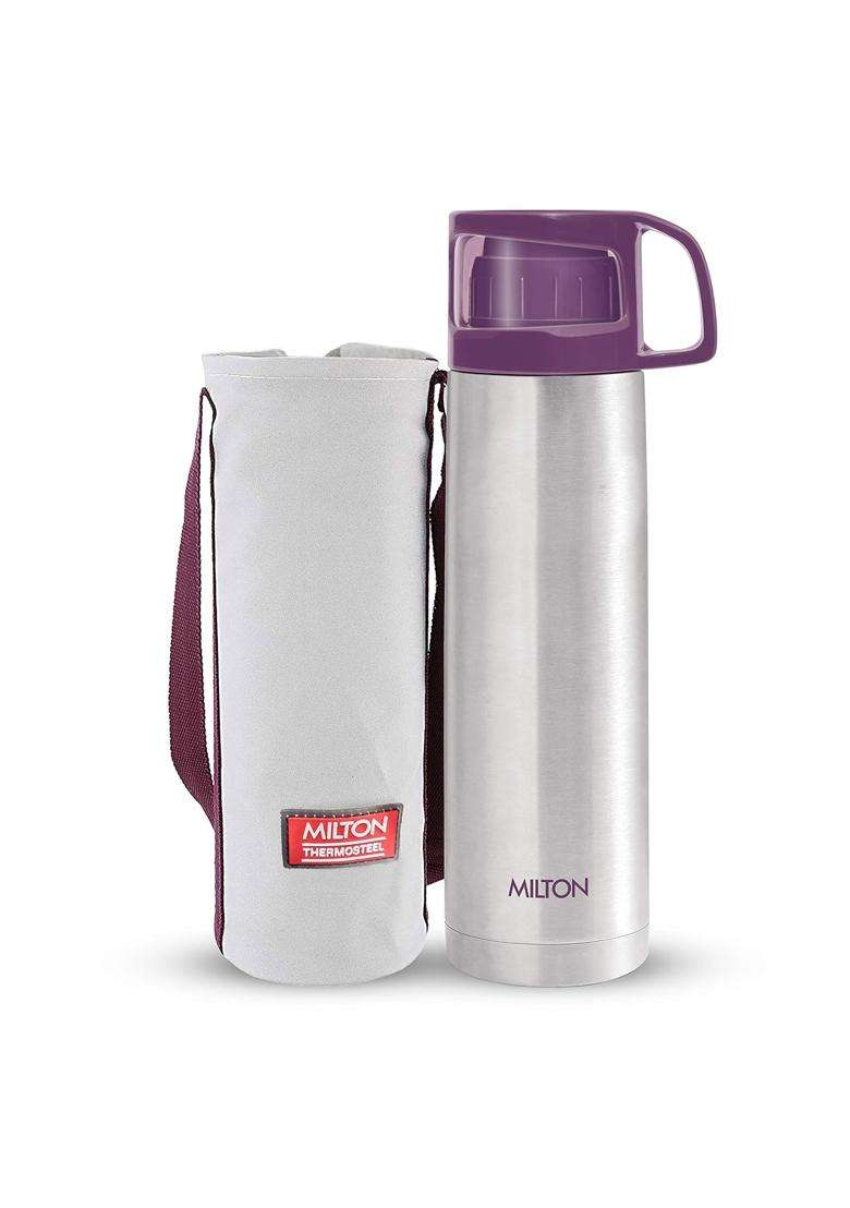 MILTON Glassy 1000 Thermosteel Water Bottle | 1 L | 1.1 Qt | Insulated - Indya