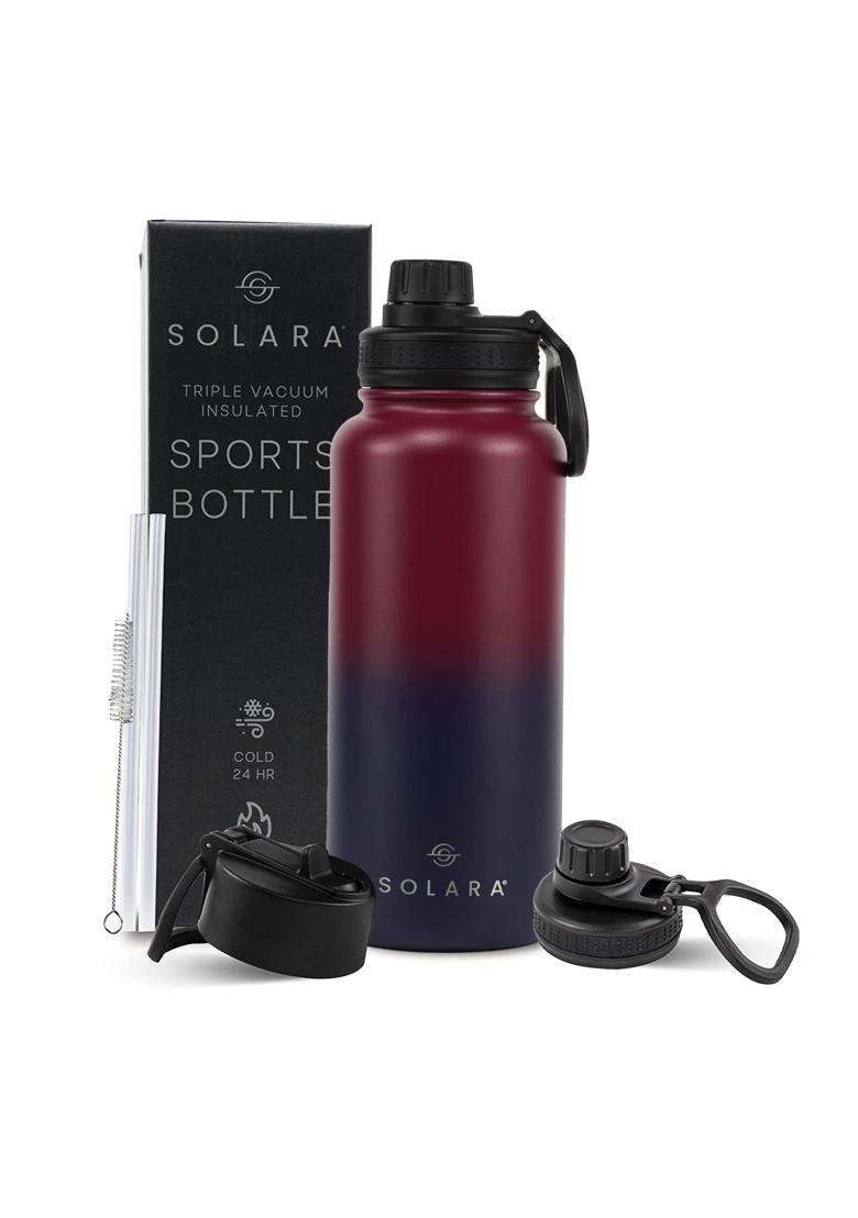 SOLARA Vacuum Insulated Water Bottle | 1 L | 1.1 Qt - Indya