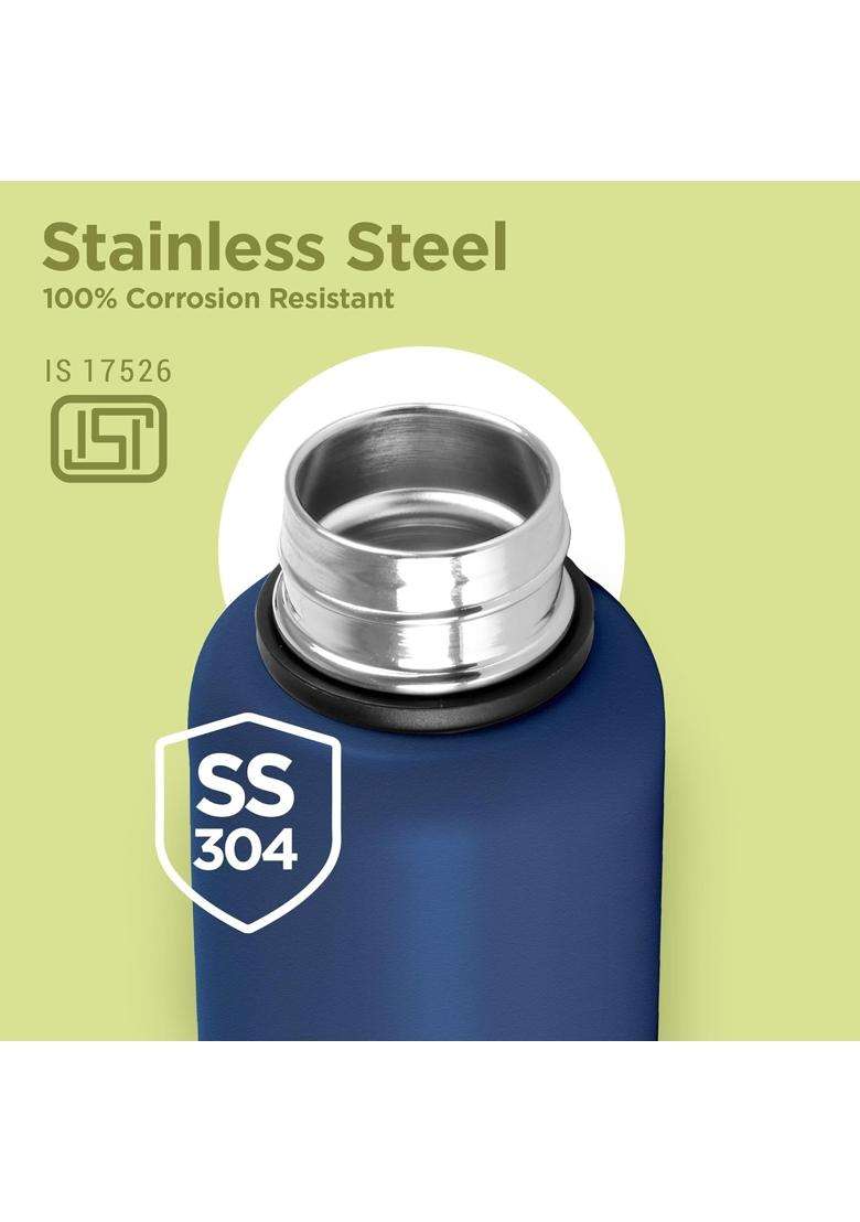MILTON Artedge 1000 Thermosteel ISI Certified Water Bottle | 1000 ml | 33.8 fl oz | Leak Proof - Indya