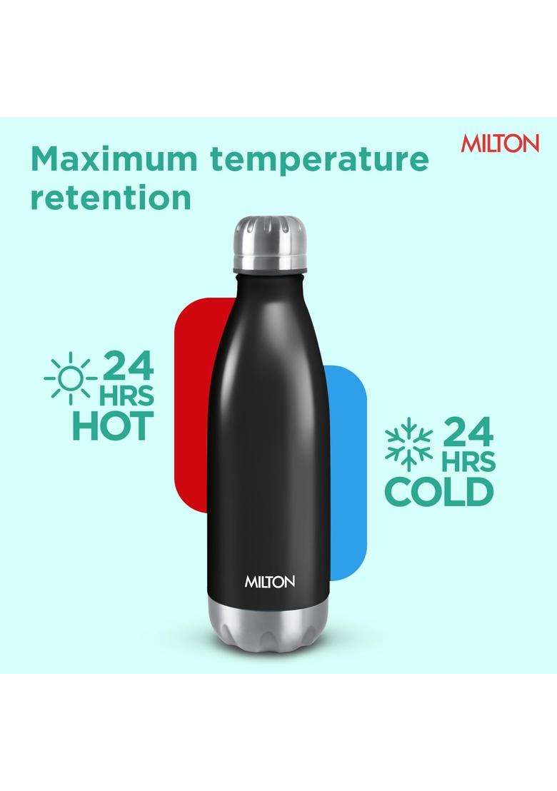 MILTON Duo DLX 350 Thermosteel Water Bottle | 350 ml | 11.8 fl oz | Leak Proof | Insulated - Indya