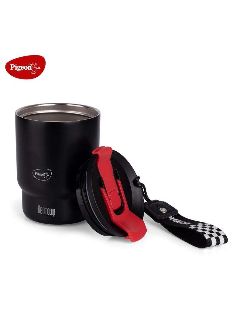 Pigeon Thermocup Stainless Steel Vacuum Insulated Coffee Cup Tumbler for Hot and Cold | 350 ml | 11.8 fl oz | BPA Free | Leak Proof - Indya