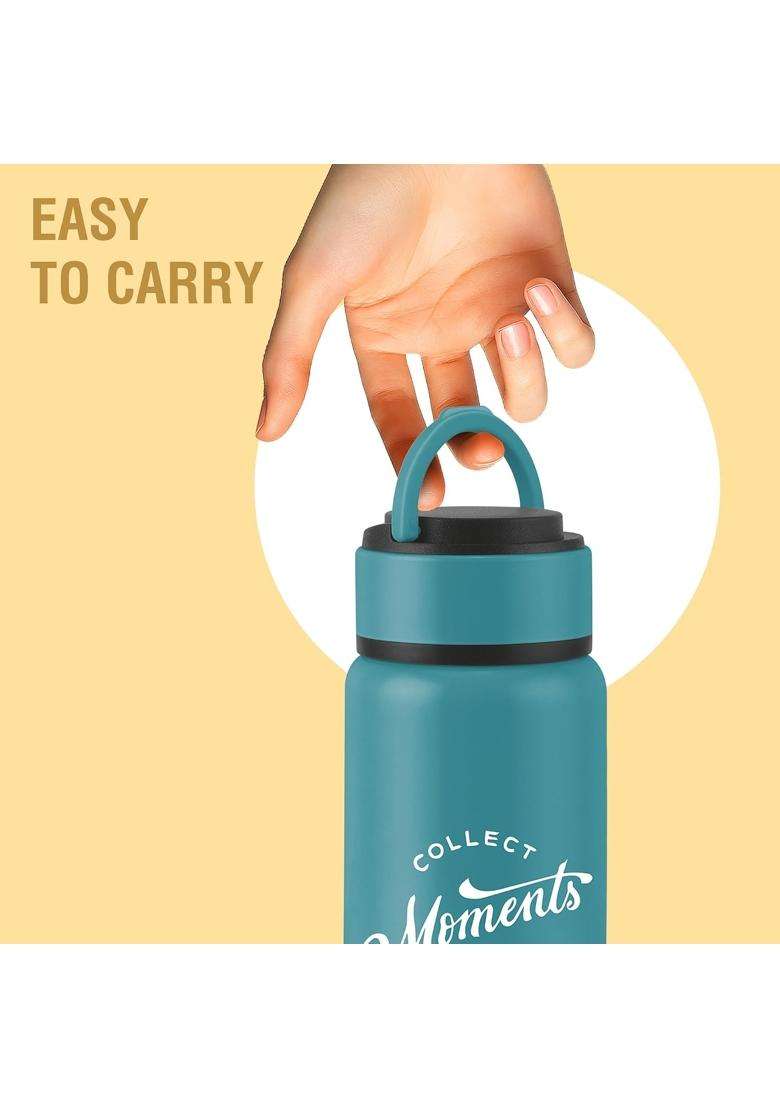 MILTON Tiny 260 Thermosteel Water Bottle Stainless Steel | 250 ml | 8.5 fl oz | Leak Proof | Insulated - Indya