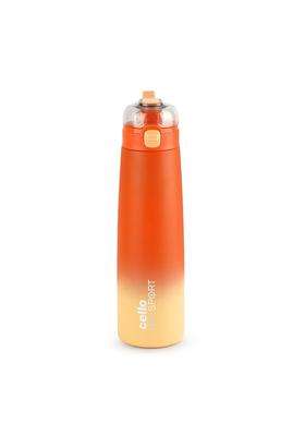 CELLO Nova Hot and Cold Stainless Steel Flask for Office Orange | 1000 ml | 33.8 fl oz | Leak Proof | Insulated