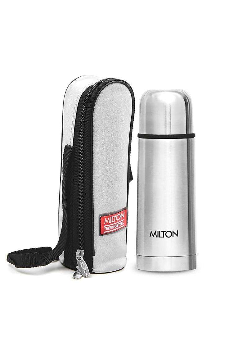 MILTON Plain Lid 350 Thermosteel Water Bottle | 350 ml | 11.8 fl oz | Leak Proof | Insulated - Indya