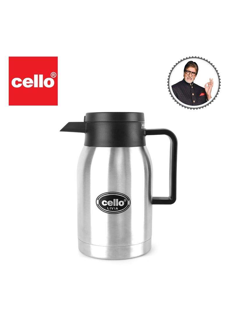 CELLO Livia Stainless Steel Carafe | 500 ml | 16.9 fl oz - Indya