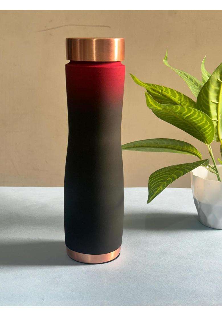 Lupaava 100 Pure Copper Bottle | 1000 ml | 33.8 fl oz | Leak Proof - Indya