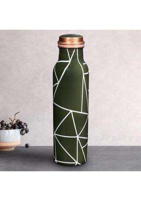 Allo Pure Copper Water Bottle Copper Bottle | 1 L | 1.1 Qt | Leak Proof