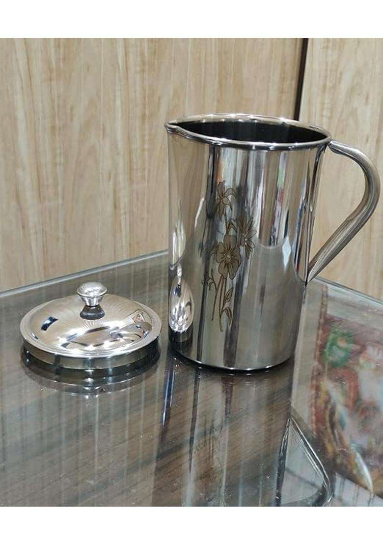 STEELHOMES Stainless Steel | 2 L | 2.1 Qt | Rust Resistant - Indya