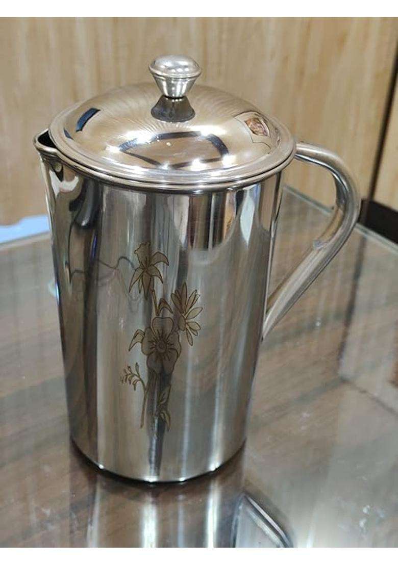 STEELHOMES Stainless Steel | 2 L | 2.1 Qt | Rust Resistant - Indya