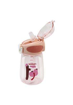 ATTRO Sippy Kids Water Bottle with Fliptop Lid and Straw Kids Bottle ML Mention | 400 ml | 13.5 fl oz | BPA Free | Leak Proof