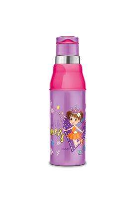 MILTON Kool Steelight 600 Kids Plastic Insulated Water Bottle with Straw | 500 ml | 16.9 fl oz | BPA Free | Leak Proof | Food Safe