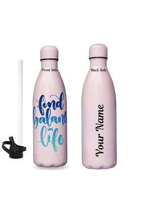 Speedex Milo Kids Stainless Steel Customized Water Bottle | 500 ml | 16.9 fl oz | BPA Free | Leak Proof