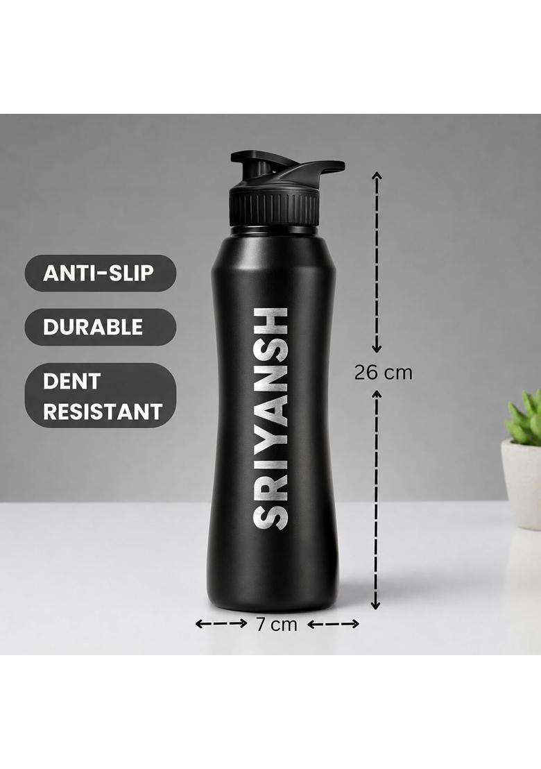 Speedex Customised Stainless Steel Sipper Water Bottle with Engraved Name | 1 L | 1.1 Qt - Indya