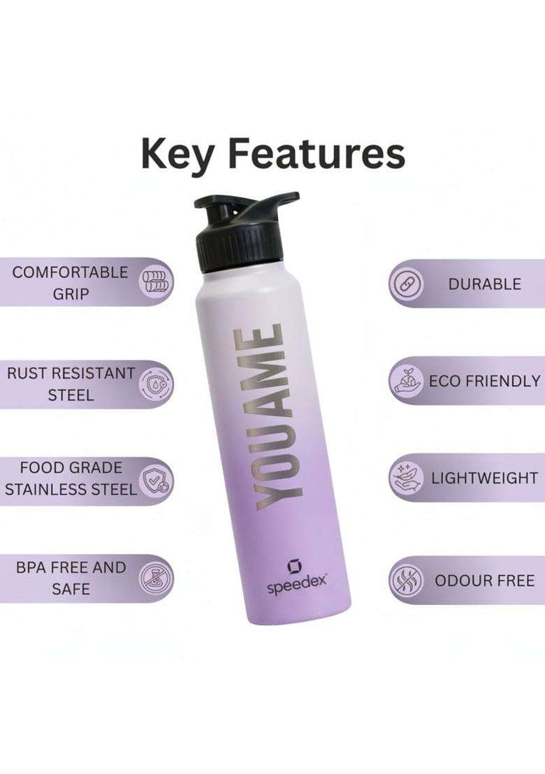 Speedex Customised Stainless Steel Water Bottle with Name | 1 L | 1.1 Qt - Indya