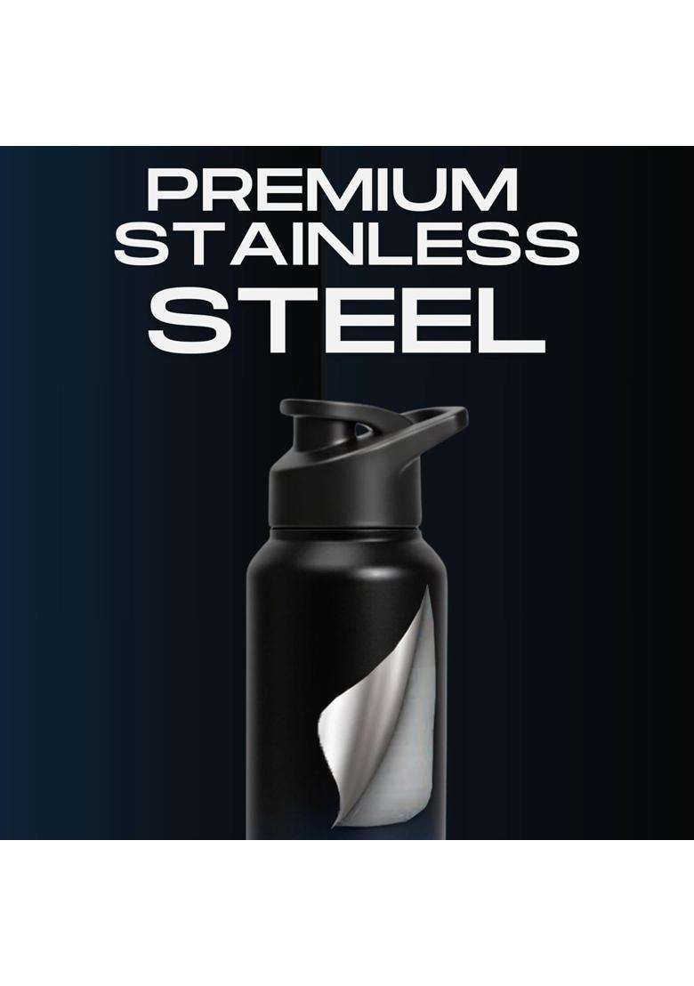 Speedex Engraved Name Stainless Steel Sipper Water Bottle | 1 L | 1.1 Qt - Indya