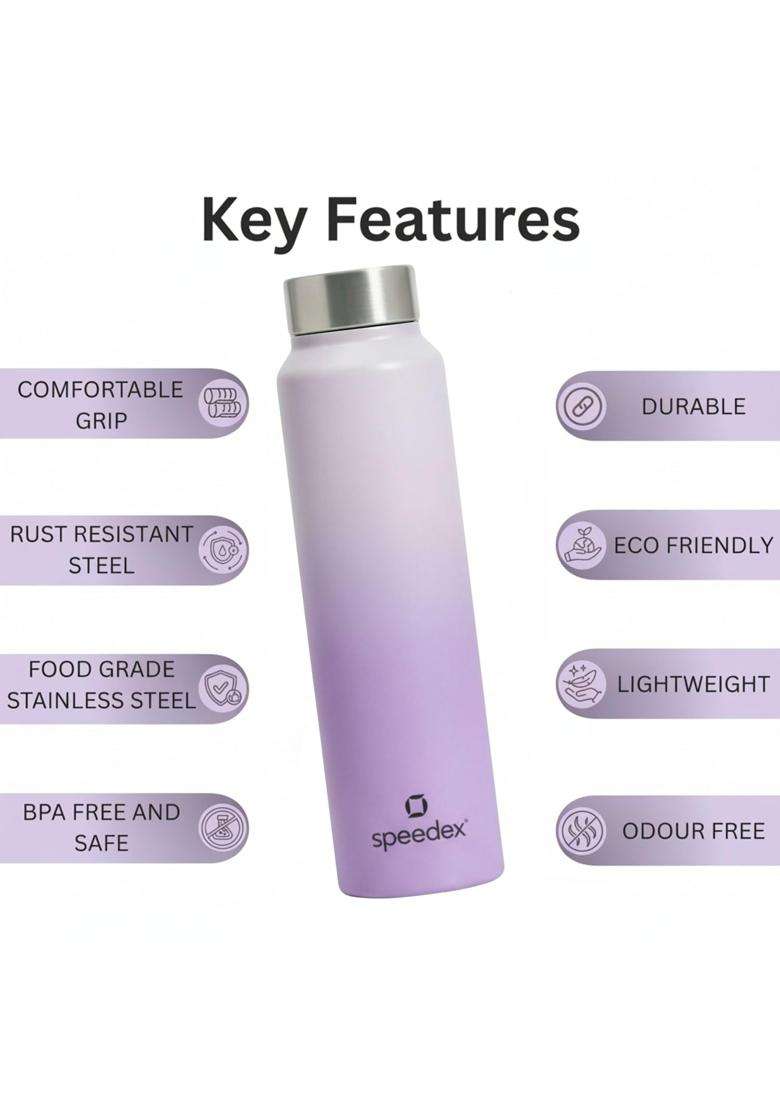 Speedex Stainless Steel Water Bottle | 1 L | 1.1 Qt | Leak Proof - Indya