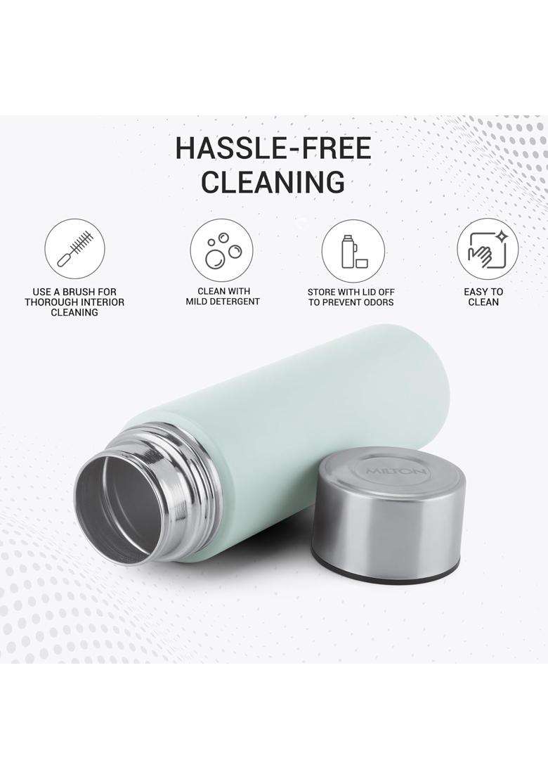 MILTON Glide 1000 Stainless Steel Water Bottle | 1 L | 1.1 Qt | Leak Proof | Rust Resistant - Indya