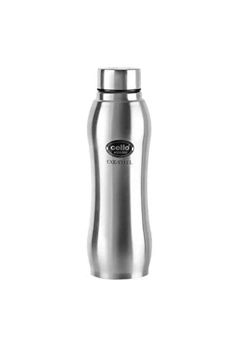 CELLO Aqua Pro Stainless Steel Water Bottle for Office and Daily Use | 1000 ml | 33.8 fl oz | Leak Proof | Rust Resistant - Indya
