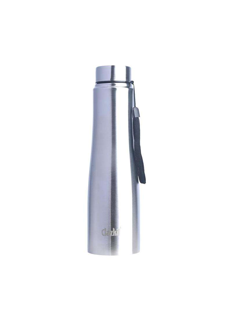 Clazkit Optimus Pro Classic Stainless Steel Water Bottle | 1000 ml | 33.8 fl oz | BPA Free | Leak Proof | Rust Resistant - Indya