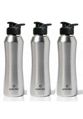 Speedex Stainless Steel Water Bottle | 1 L | 1.1 Qt | 3-Piece Set | Leak Proof