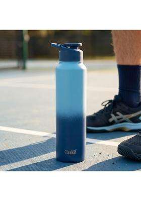 Clazkit Dual Colored Stainless Steel Water Bottle | 1000 ml | 33.8 fl oz | Leak Proof