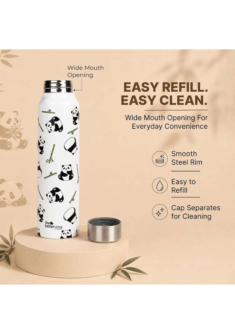 The Better Home Stainless Steel Water Bottle | 1 L | 1.1 Qt | BPA Free | Leak Proof | Rust Resistant - Indya
