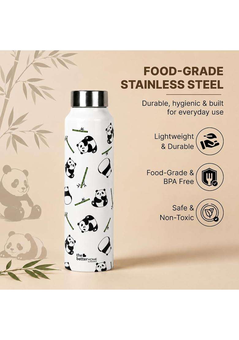 The Better Home Stainless Steel Water Bottle | 1 L | 1.1 Qt | BPA Free | Leak Proof | Rust Resistant - Indya