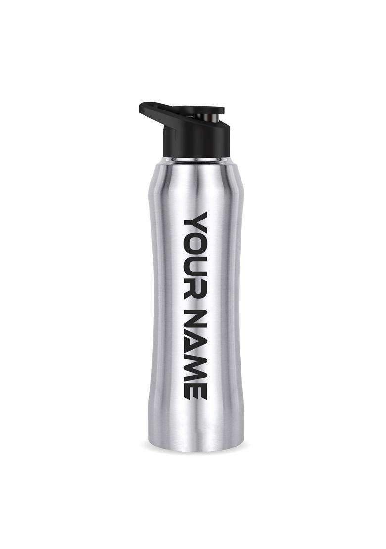 Speedex Stainless Steel Customised Matt Water Bottle with Sipper Cap | 1 L | 1.1 Qt | Leak Proof - Indya